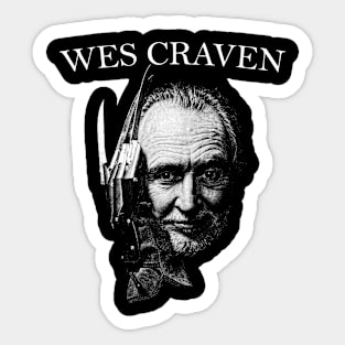 Wes Craven Sticker